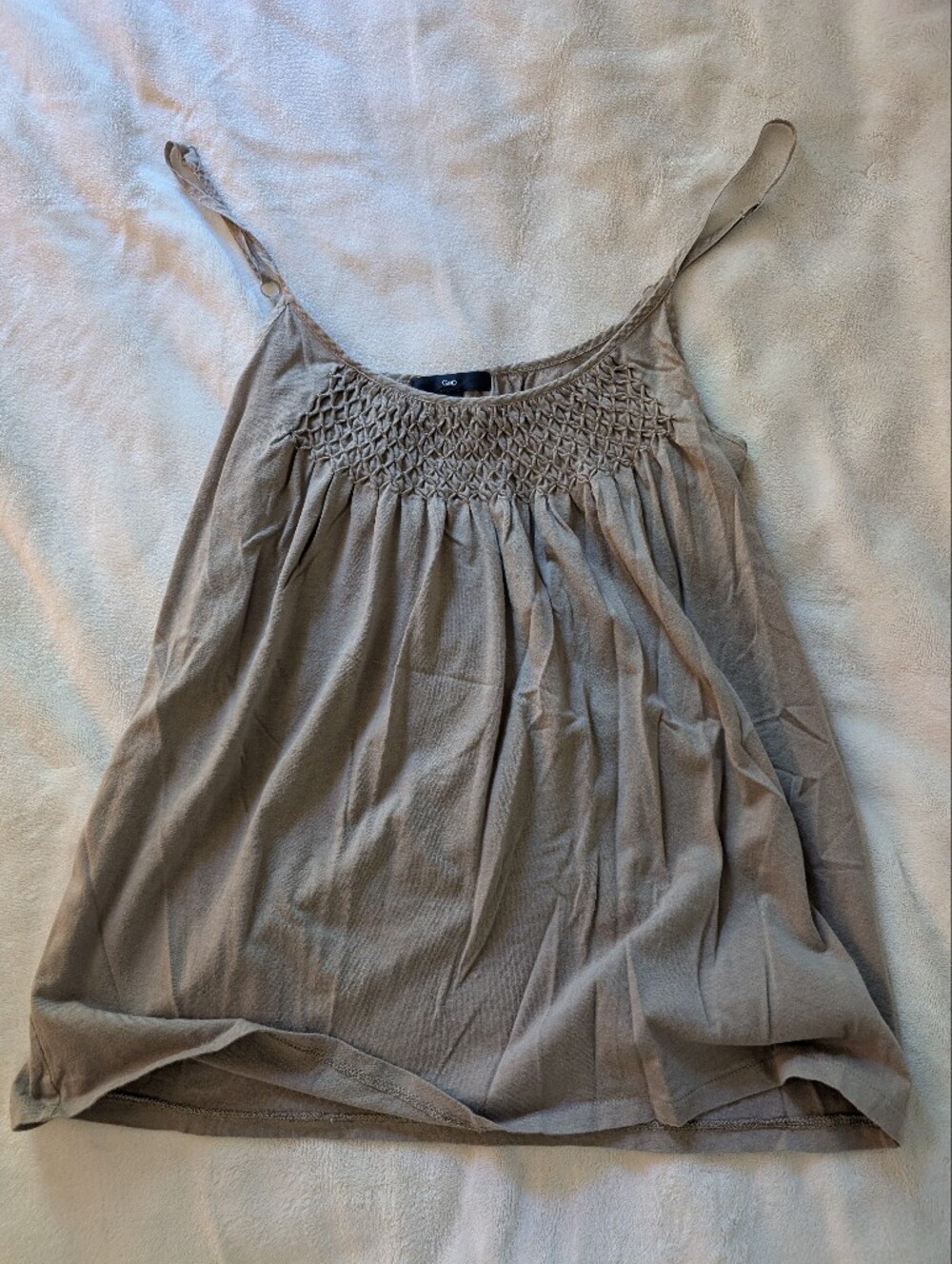 Gap Taupe Spaghetti Strap Top